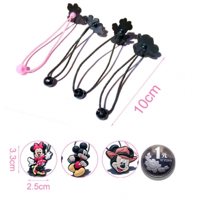 Cute cartoon design lovely elastic hair tie for kids girls C-hb225